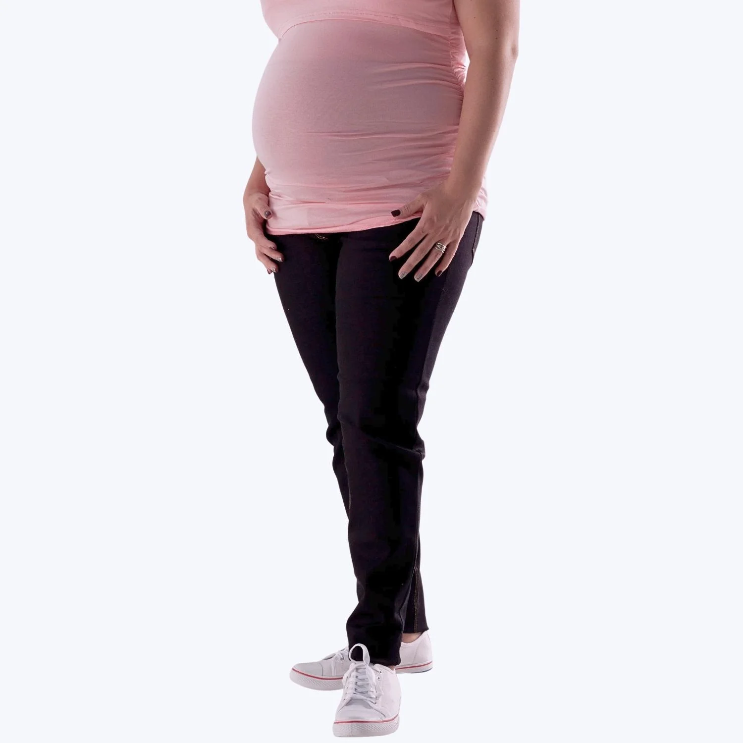 Full Length Pregnancy Tights in Midnight Blue, Maternity